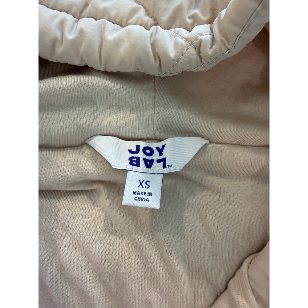 JoyLab Quilted Sherpa Hooded Jacket XS - Picture 3 of 5